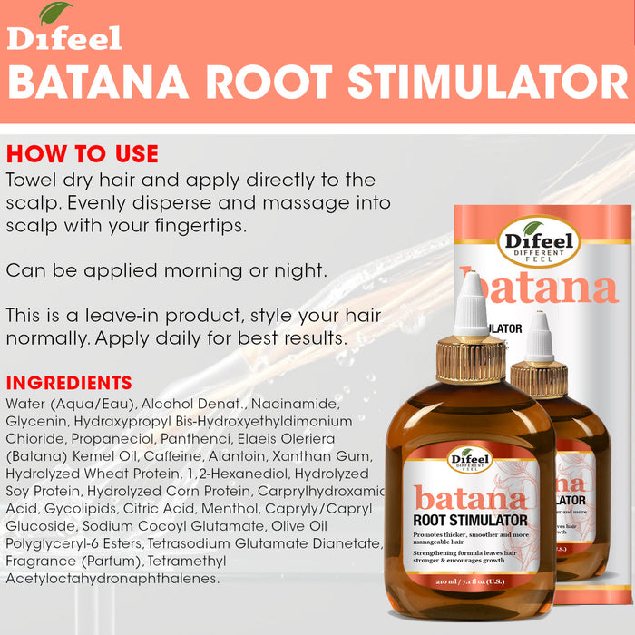 Difeel Batana Root Stimulator 2.5 Ounces (Travel Size)