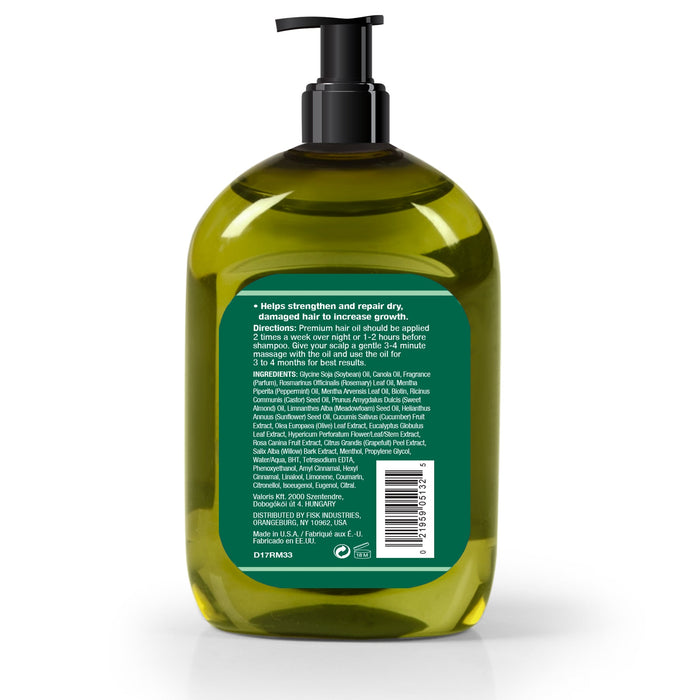 Difeel Rosemary and Mint Premium Hair Oil - Extra Large 33.8 oz.