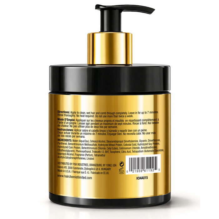 Hair Chemist 24k Gold Premium Hair Mask 15 oz.