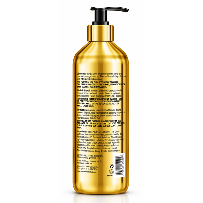 Hair Chemist 24k Gold Gloss Shampoo 16.9 Ounces