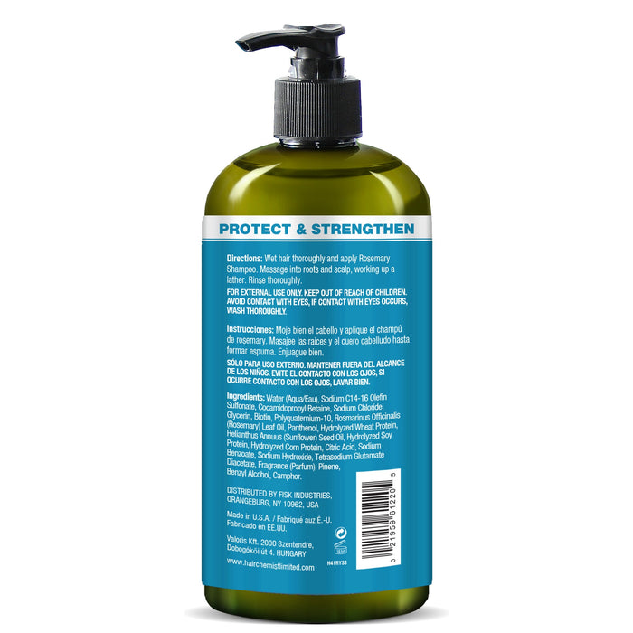 Hair Chemist Protect & Strengthen Rosemary Strengthening Shampoo 33.8 Ounce