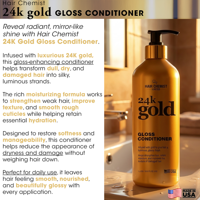 Hair Chemist 24k Gold Gloss Conditioner 33.8 Ounces