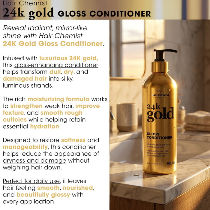 Hair Chemist 24k Gold Gloss Conditioner 16.9 Ounces