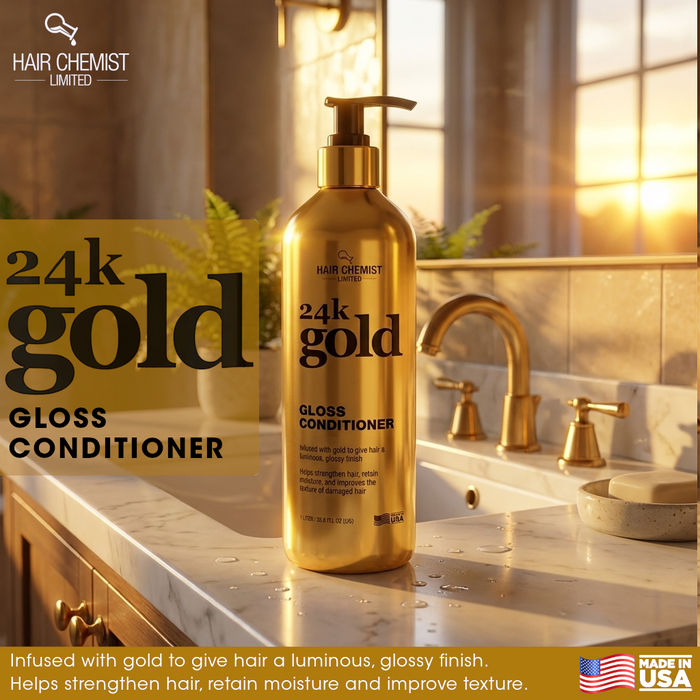 Hair Chemist 24k Gold Gloss Conditioner 33.8 Ounces