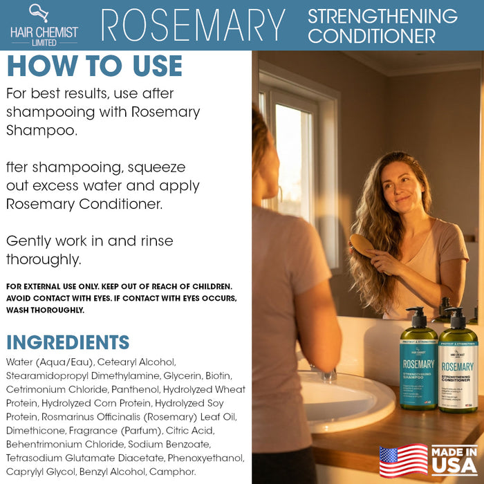 Hair Chemist Protect & Strengthen Rosemary Strengthening Conditioner 33.8 ounces