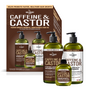 Hair Chemist Caffeine and Castor Faster Growth Large Shampoo, Conditioner 33.8 oz. and Hair Oil 7.1 oz. 3-PC Boxed Gift Set