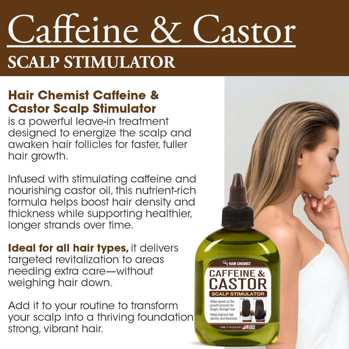 Hair Chemist Caffeine & Castor Scalp Stimulator 7.1 oz.