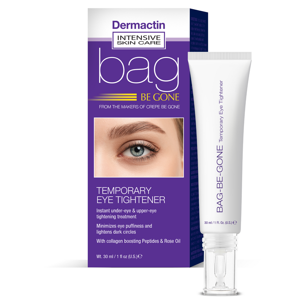 Dermactin Bag Be Gone Temporary Eye Tightener - Dark Circle & Wrinkle Reducer 1 oz.