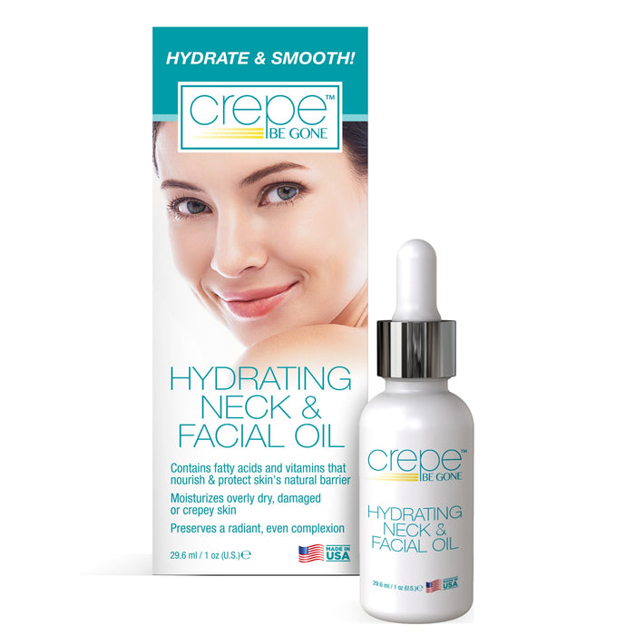 Crepe Be Gone Hydrating Neck & Facial Oil 1 oz.