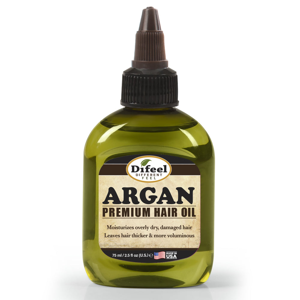 Difeel Premium Natural Hair Oil - Argan Oil 2.5 oz.