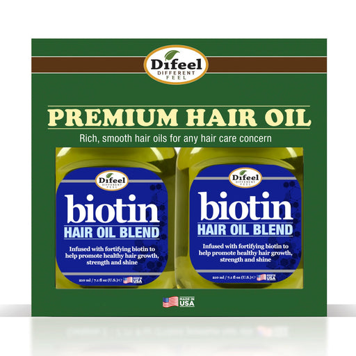 Difeel Biotin Hair Oil Blend 7.1 oz. 2-PACK GIFT SET