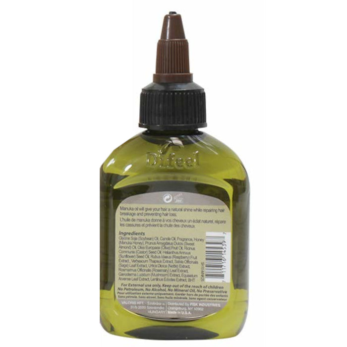 Difeel Manuka Hair Oil Blend - Travel Size 2.5 oz.