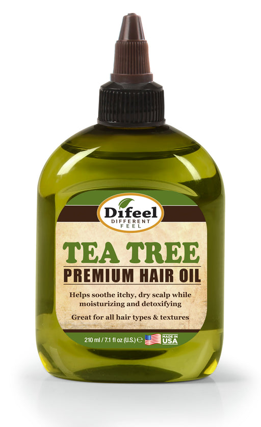 Difeel Premium Natural Hair Oil - Tea Tree Oil 8 oz. (PACK OF 2)