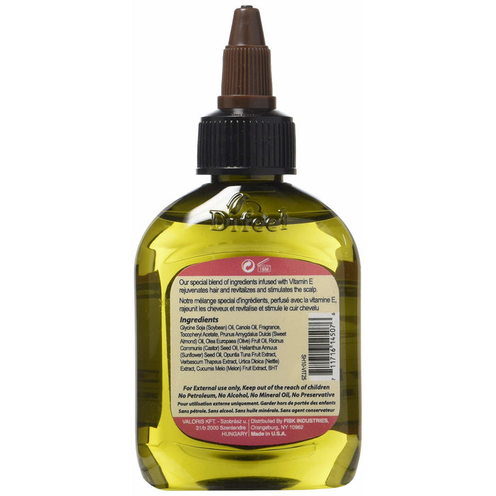 Difeel Vitamin E Hair Oil Blend - Travel Size 2.5 oz. (PACK OF 2)