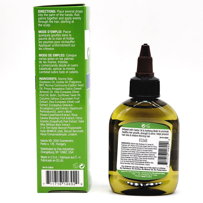 Difeel Castor Plus Biotin - Mega-Growth Premium Hair Oil 2.5 oz.