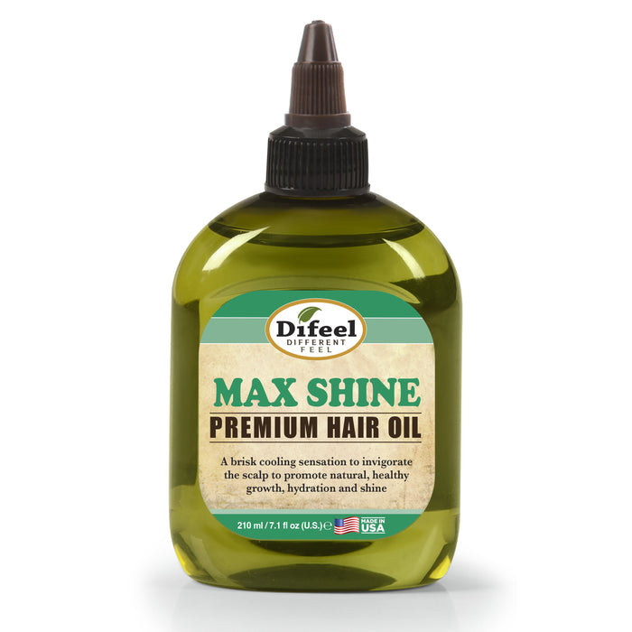 Difeel Hair Care Solutions - Max Shine Hair Oil 7.1 oz. (PACK OF 4)