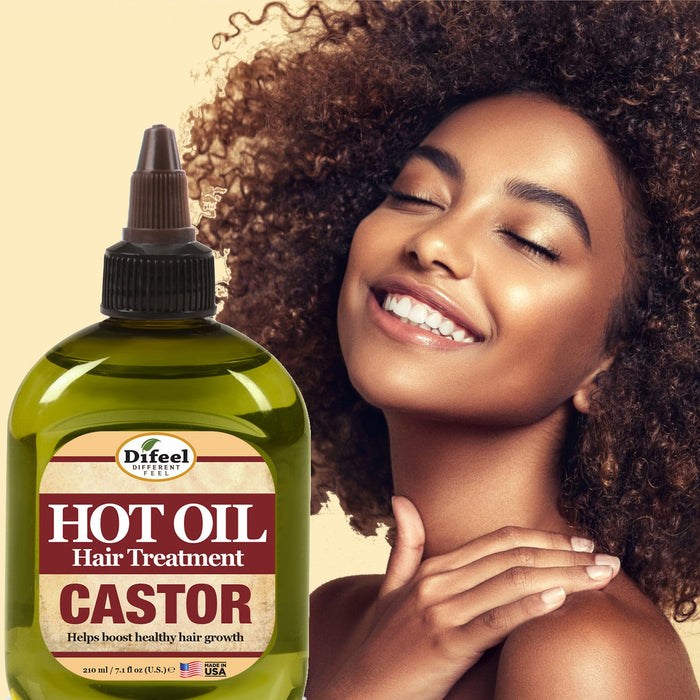 Difeel Castor Hot Oil Treatment 7.1 oz.