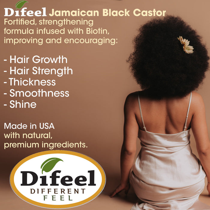 Difeel Jamaican Black Castor Hot Oil Treatment 7.1 oz.