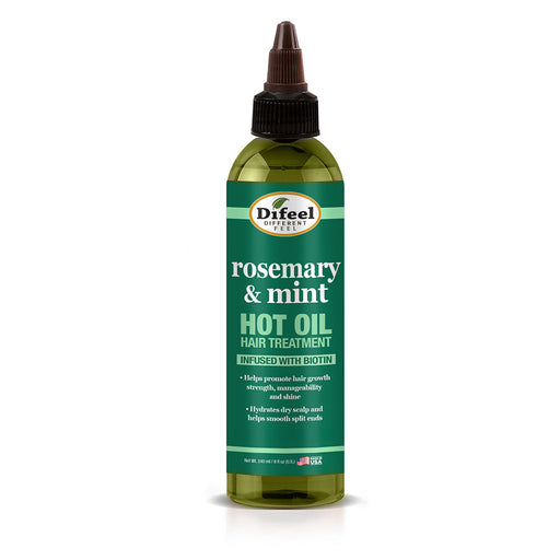 Difeel Rosemary and Mint Hot Oil Hair Treatment with Biotin 8 oz.