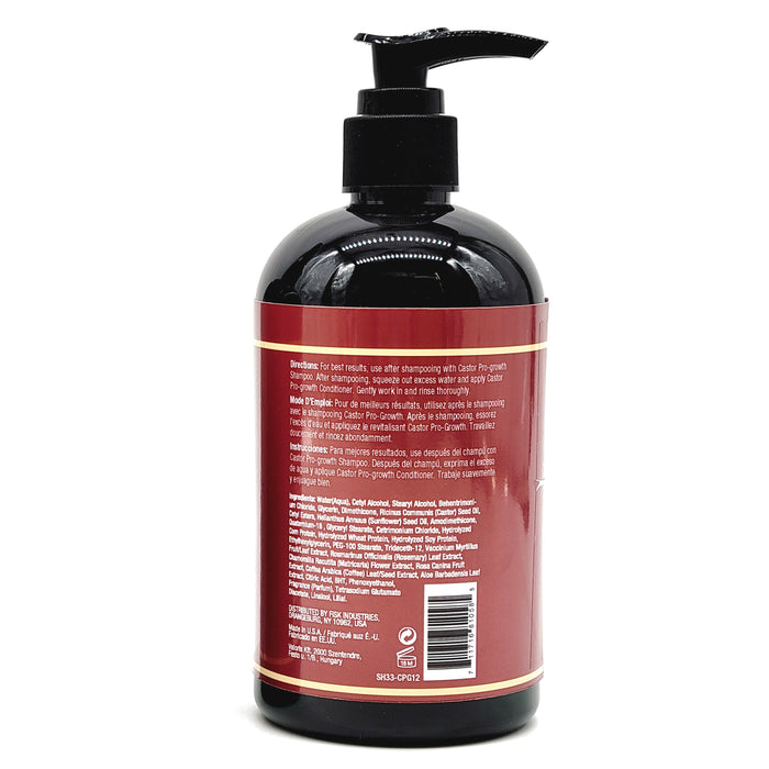 Difeel Castor Pro-Growth Shampoo 12 oz. & Conditioner 12 oz. (2-Piece Gift Set)
