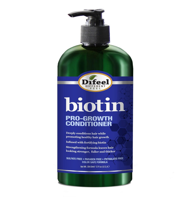 Difeel Biotin Pro-Growth Conditioner 12 oz. (PACK OF 2)