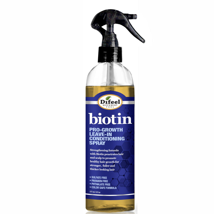 Difeel Biotin Pro-Growth Leave in Conditioning Spray 6 oz.