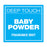 Difeel Deep Touch Body Mist - Baby Powder 3 oz.