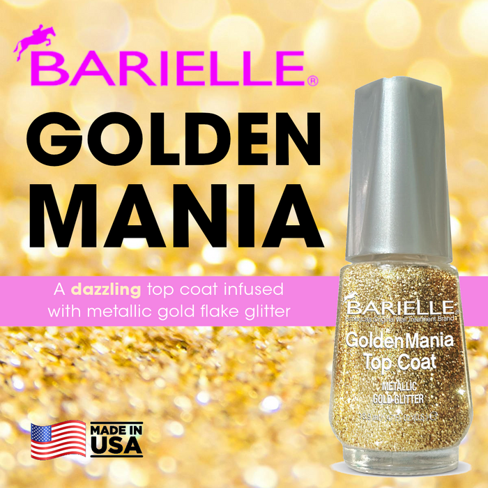 Barielle GoldenMania Top Coat .47 oz.