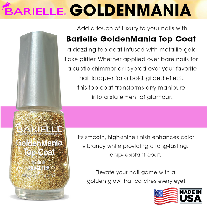 Barielle GoldenMania Top Coat .47 oz.