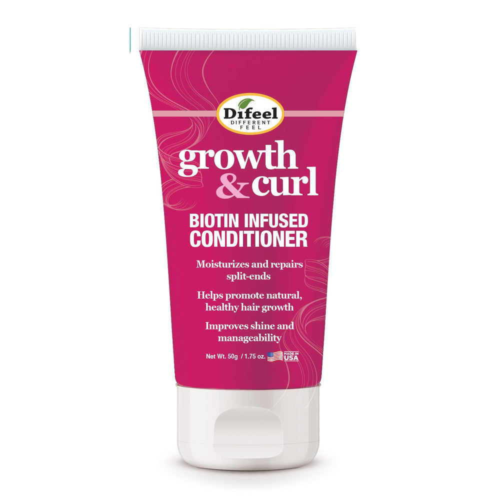 Difeel Growth and Curl Biotin Conditioner - Travel Size 2.5 Ounces