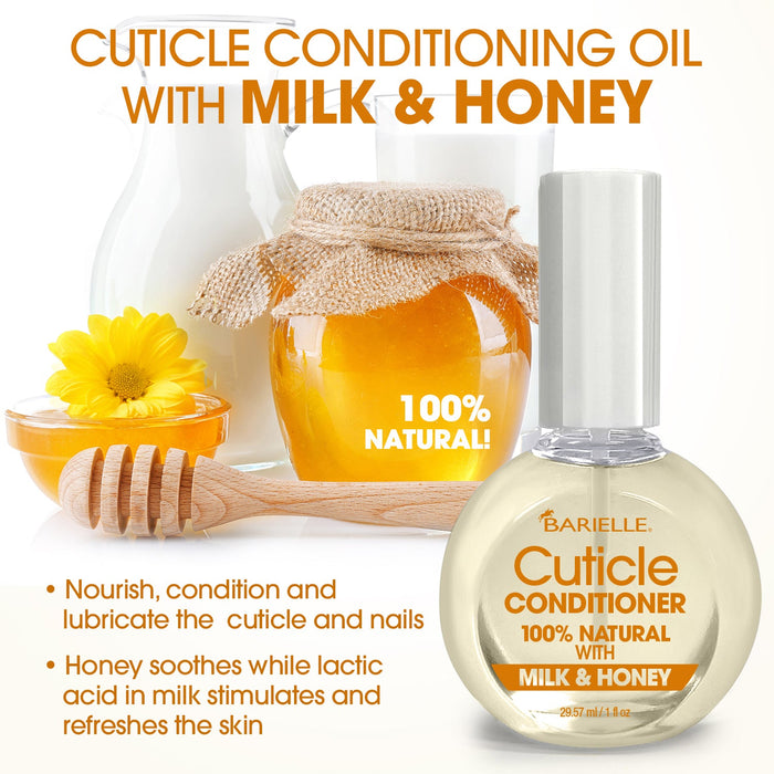 Barielle Cuticle Conditioner with Milk & Honey 1 oz. with Barielle Cuticle Nipper