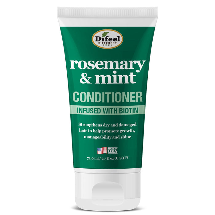 Difeel Rosemary and Mint Conditioner with Biotin - Travel Size 2.5 oz.