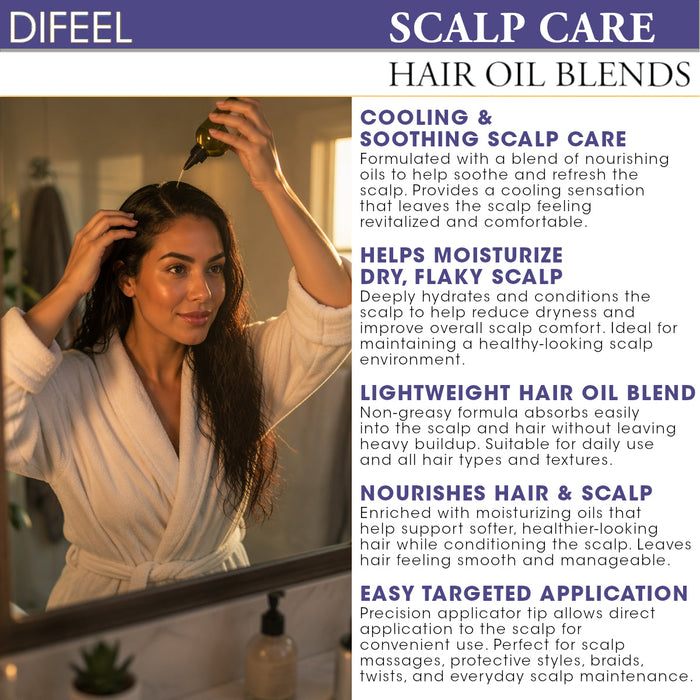 Difeel Scalp Care Hair Oil Blend 7.1 oz.