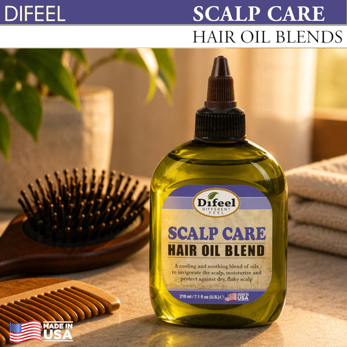 Difeel Scalp Care Hair Oil Blend 7.1 oz. (PACK OF 4)