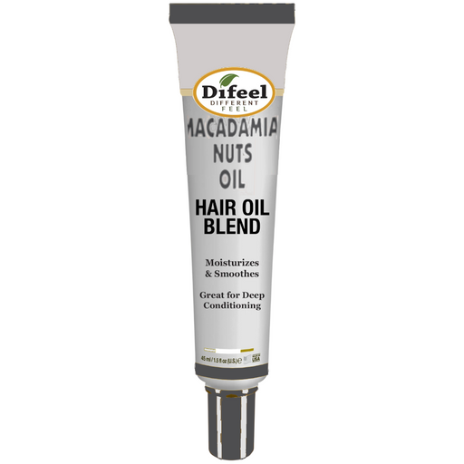 Difeel Mega Care Hair Oil Blend - Macadamia Oil 1.4 oz. (PACK OF 2)