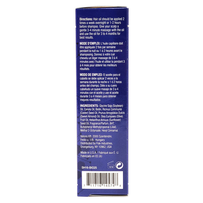 Difeel Biotin Premium Hair Oil 2.5 oz. (PACK OF 2)