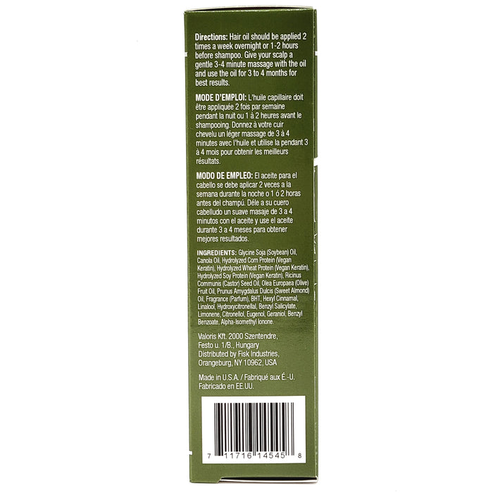 Difeel Vegan Keratin Premium Hair Oil - Anti Frizz & Shine 2.5 oz.