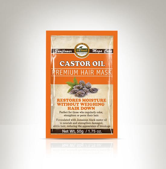 Difeel Premium Hair Mask - Castor Oil 1.75 oz. (Pack of 2)