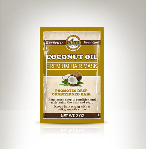 Difeel Premium Deep Conditioning Hair Mask - Coconut Oil 1.75 oz.