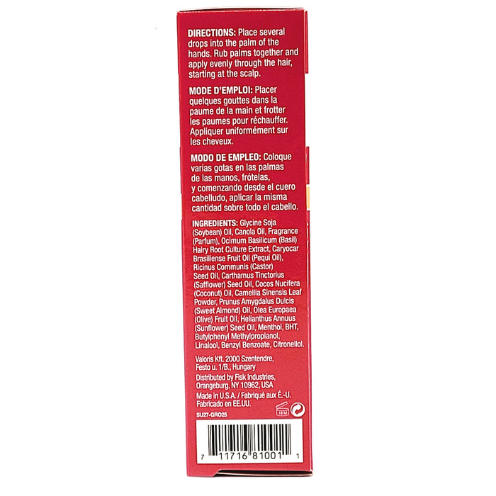 Difeel Ultra Growth Basil & Castor Hair Growth Oil 2.5 oz. (PACK OF 2)