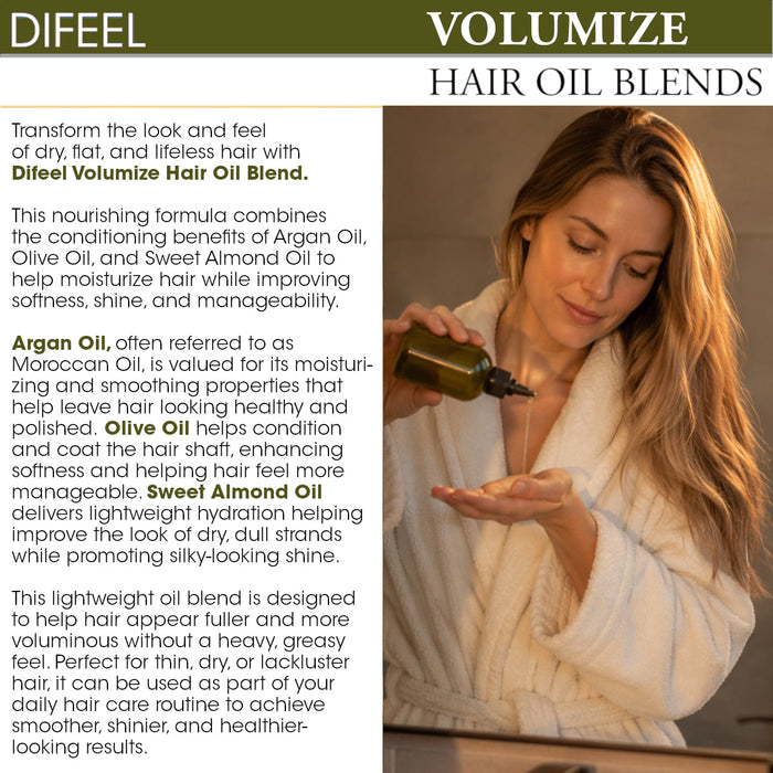 Difeel Volumize Hair Oil Blend 7.1 oz.