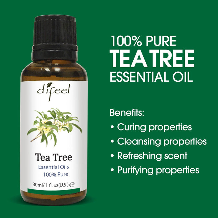 Difeel 100% Pure Essential Oils - Deluxe 6 Piece Essential Oil Kit (6-Piece Set)