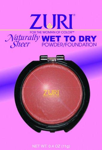 Zuri Naturally Sheer Pressed Powder - Wet To Dry - Moroccan Bronze