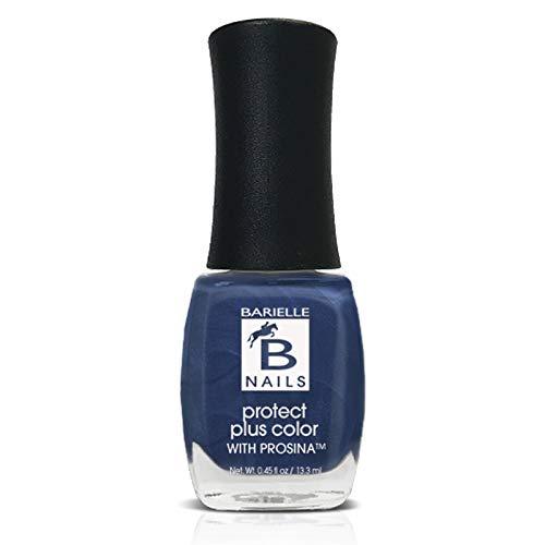 Protect+ Nail Color w/ Prosina - Jordana's Skinny Jeans (A Frosted Sapphire Blue) - Barielle - America's Original Nail Treatment Brand
