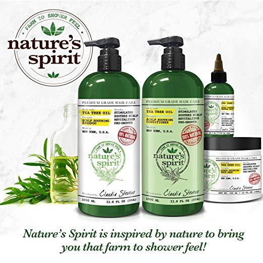 Natures Spirit Pro-Growth Shampoo with Castor Oil 33.8 oz.