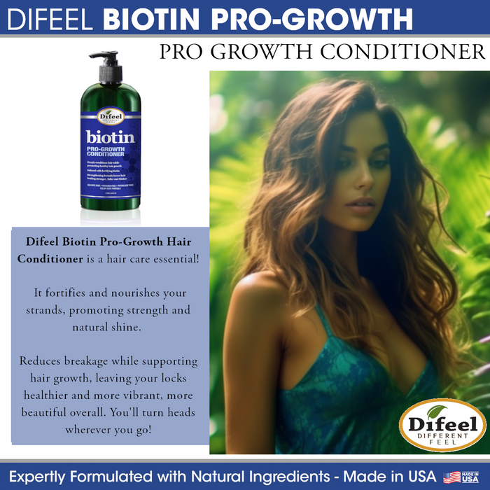Difeel Biotin Pro-Growth Conditioner for Hair Growth 33.8 oz.