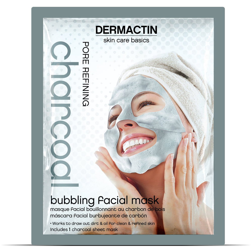 Dermactin Bubble Charcoal Facial Sheet Mask