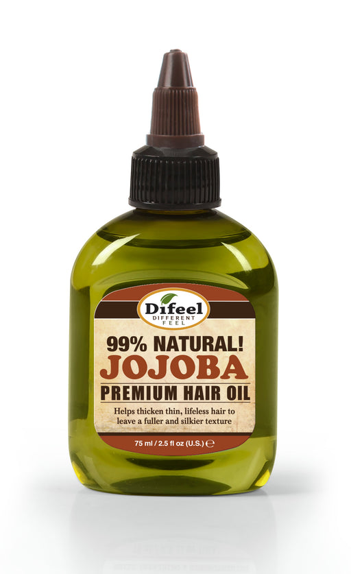 Difeel Premium Natural Hair Oil - Jojoba Oil 2.5 oz.