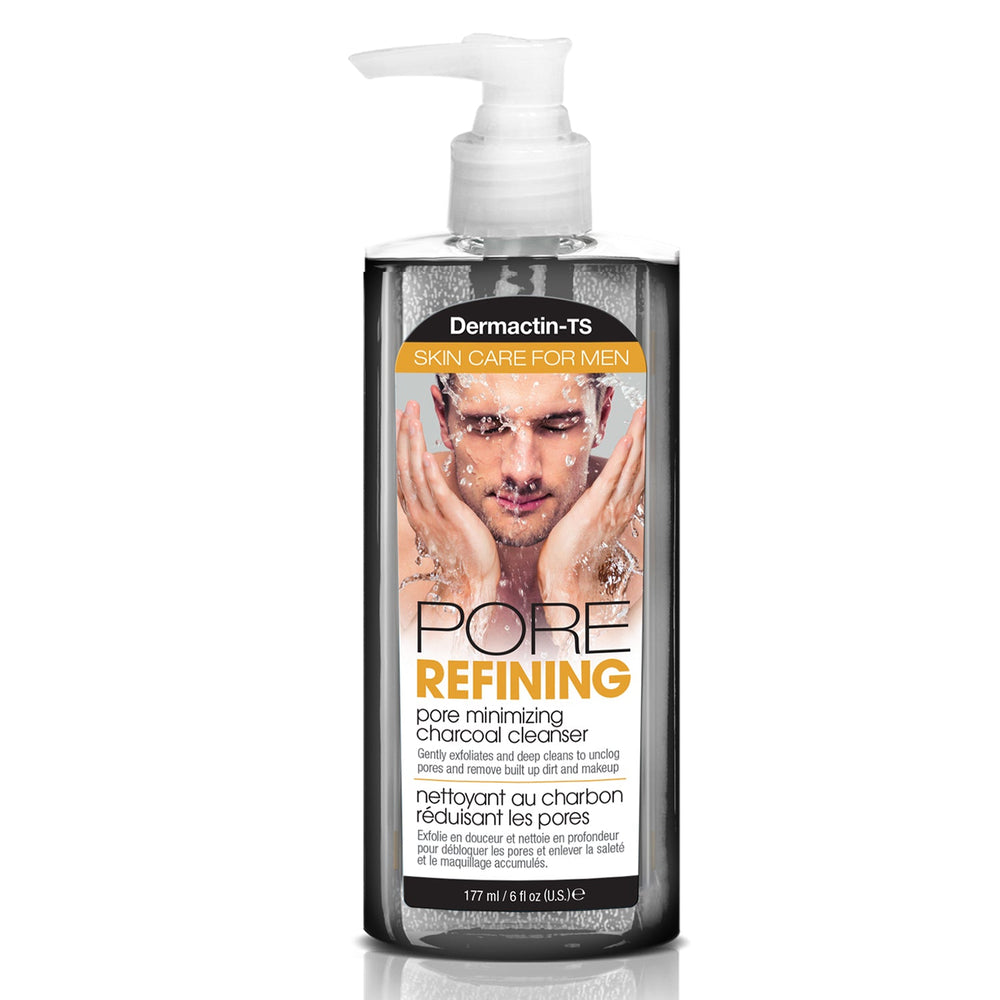 Dermactin Men's Pore Refining Charcoal Cleanser Gel 5.7 oz.