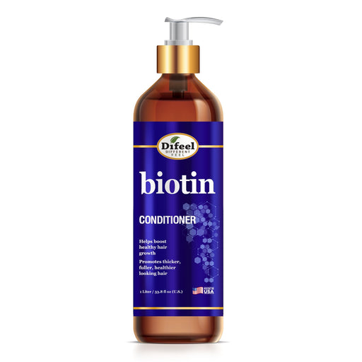 Difeel Biotin Conditioner for Hair Growth 33.8 oz. (Long Bottle)